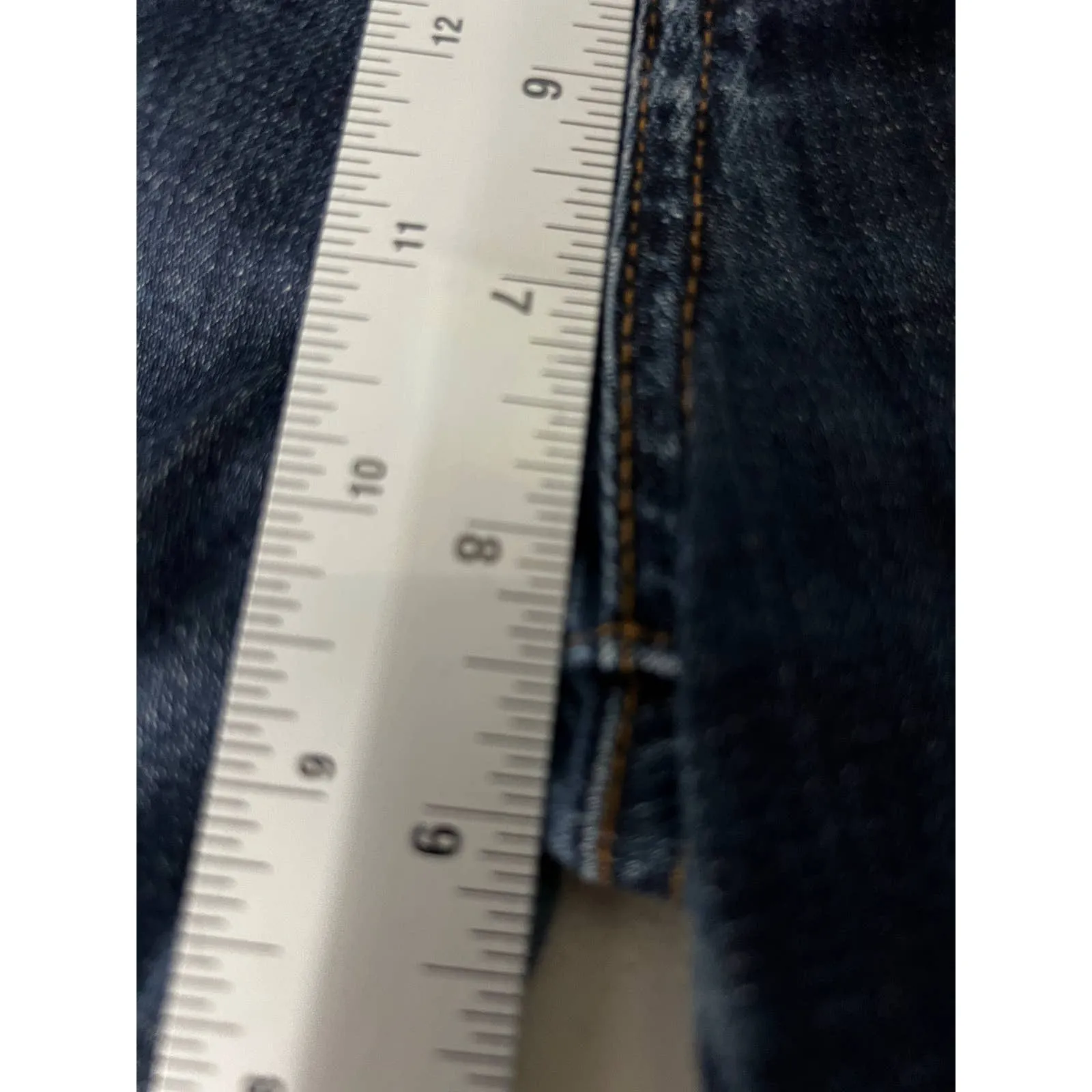 Citizens of Humanity Dani Cropped Straight Jeans Stretch Blue 28 Womens‎ - Image 10