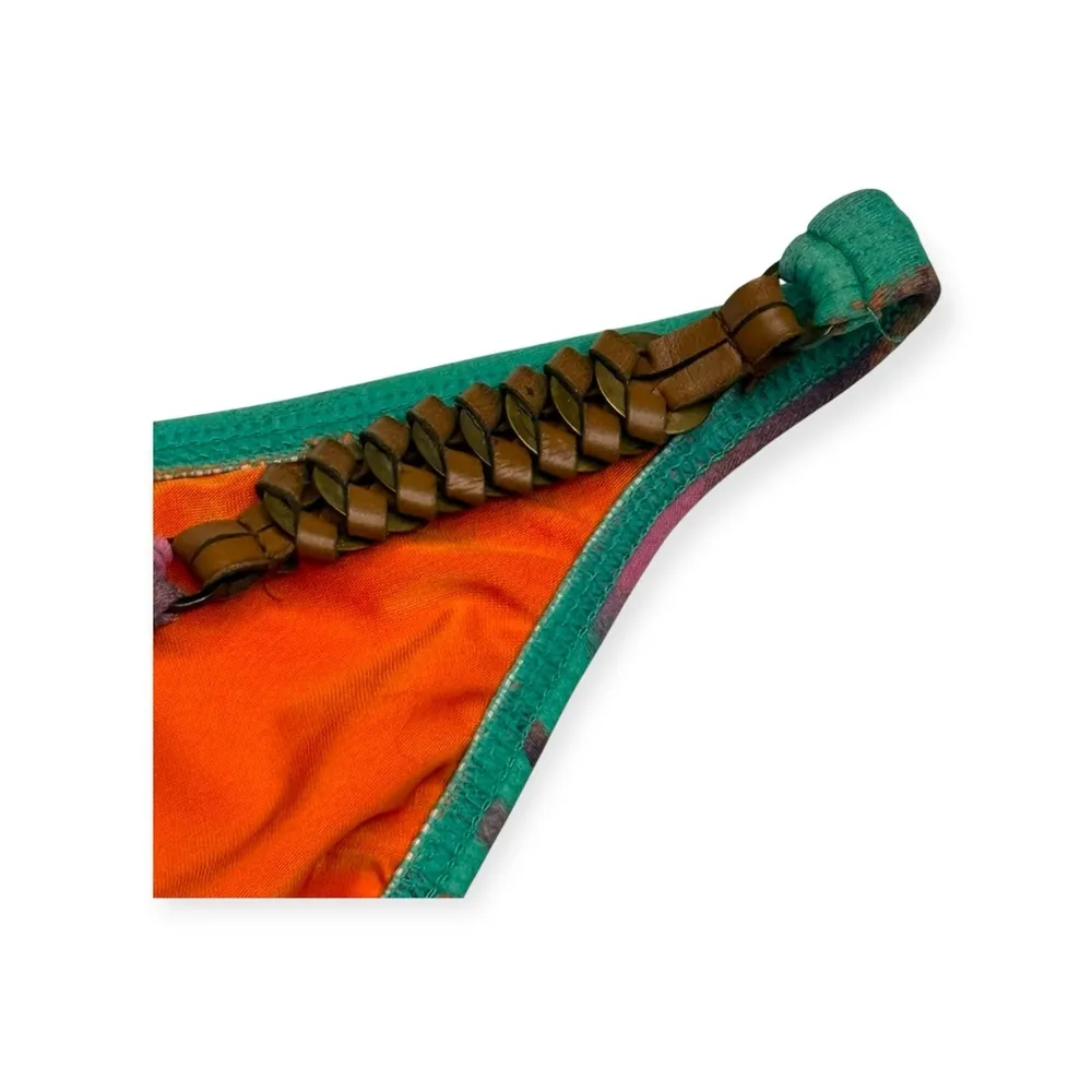 new Sofia by Vix ✿ Reef Print Embellished Bikini Bottom ✿
Sunset Reef ✿ Small ✿ Pink - Image 5