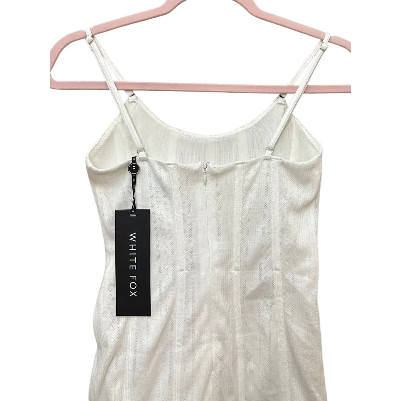 White‎ Fox Boutique Ain’t Safe Mini Dress Size XS White NWT - Image 8