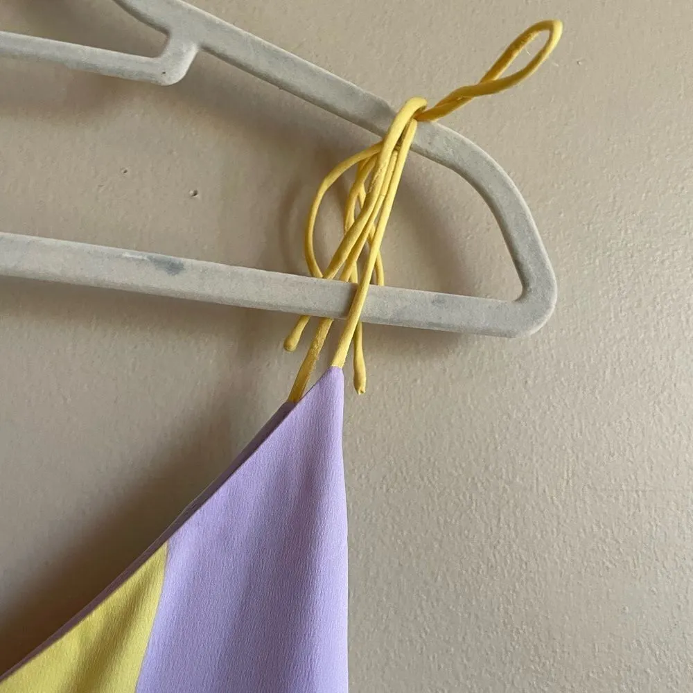 Y.A.S. bright stripe midi dress Yellow Size L - Image 4