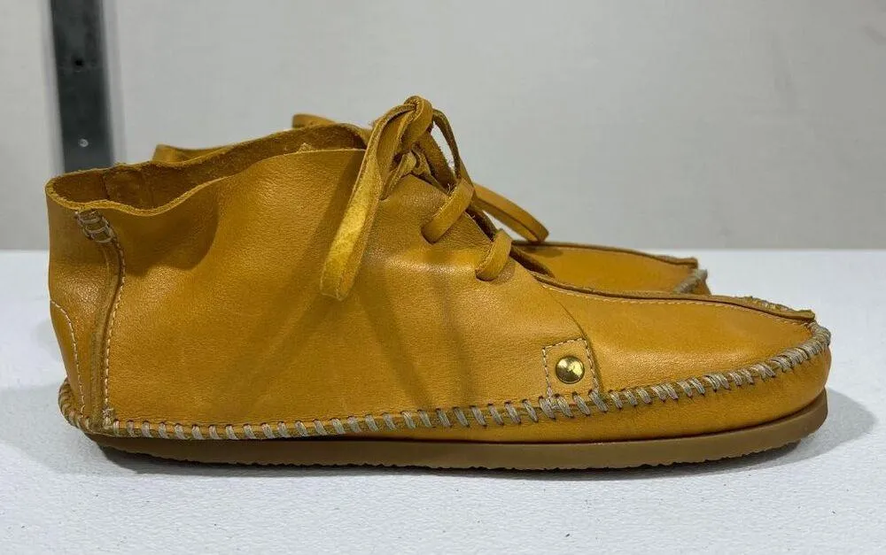 $450 NEW RE/DONE LEATHER MOCCASINS SHOES SZ 40 9 - Image 4