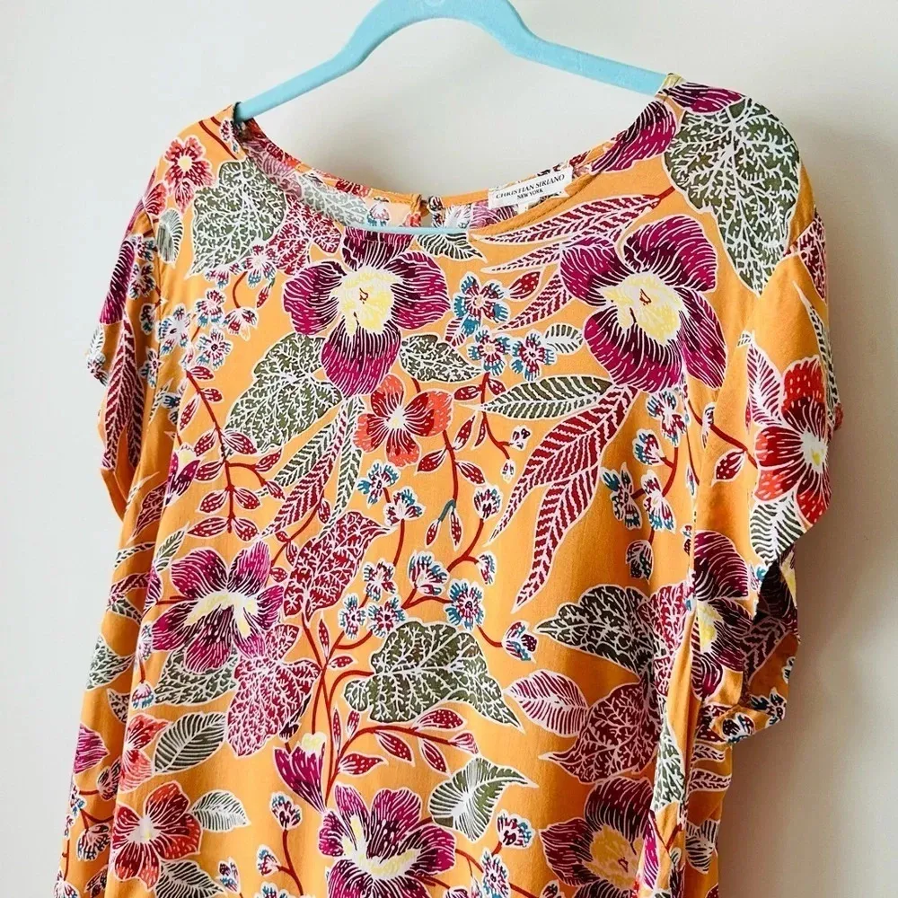 Christian Siriano Floral Blouse - Image 2