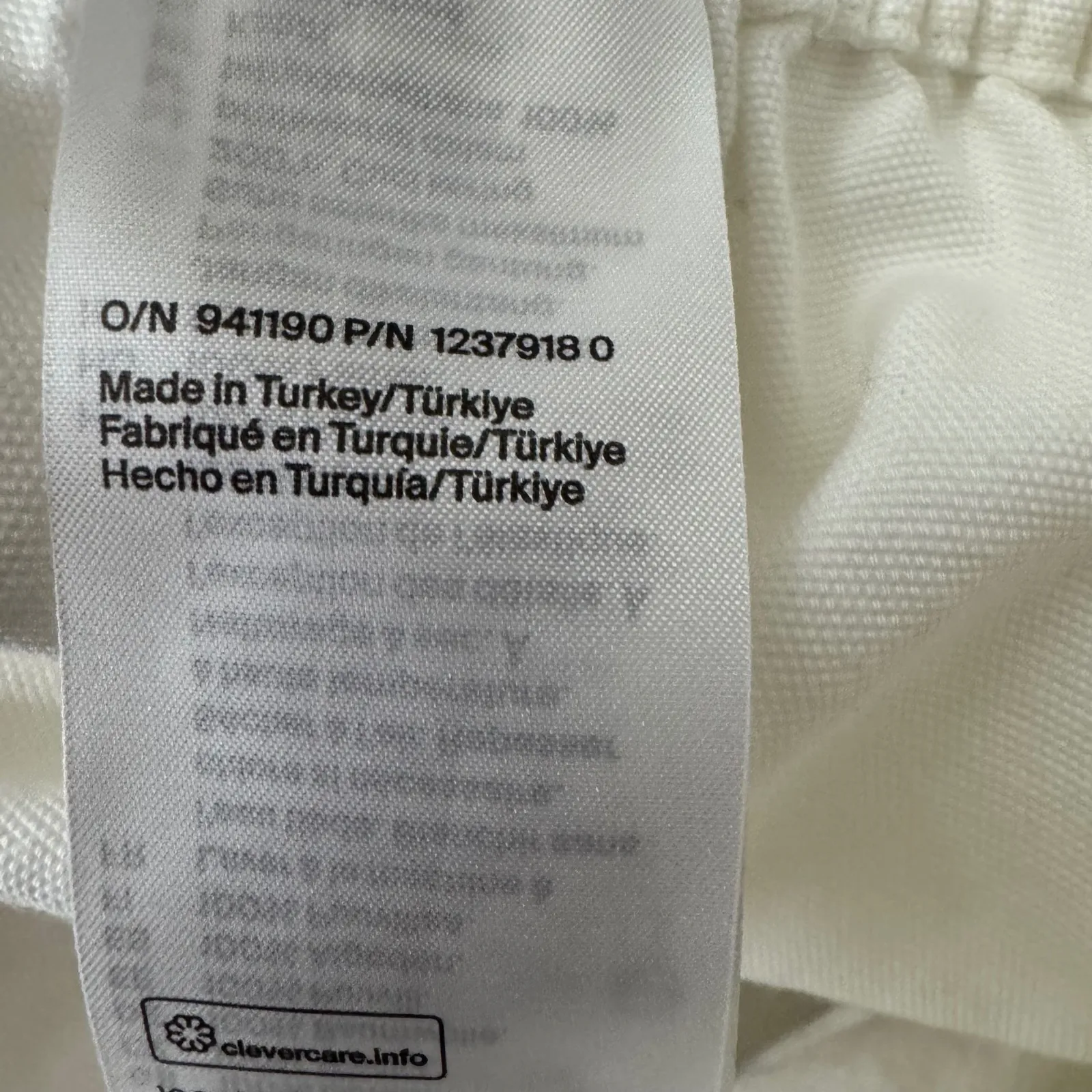 COS Barrel Leg Trousers Cream Elasticated Waist Pull On Pants Size 12 NWOT - Image 8