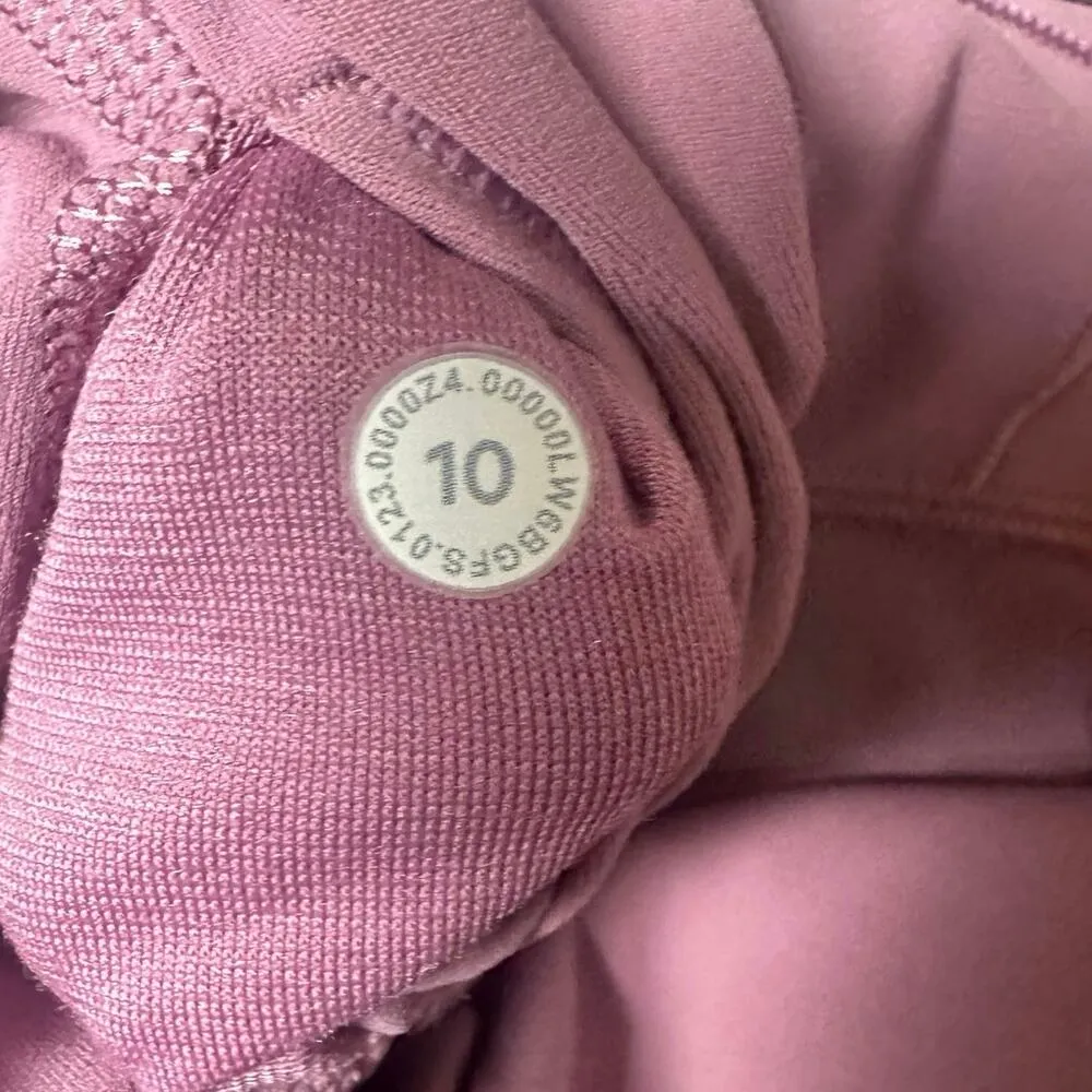 Lululemon Align High Rise Crop 21" Velvet Dust Pink Size 10 - Image 4