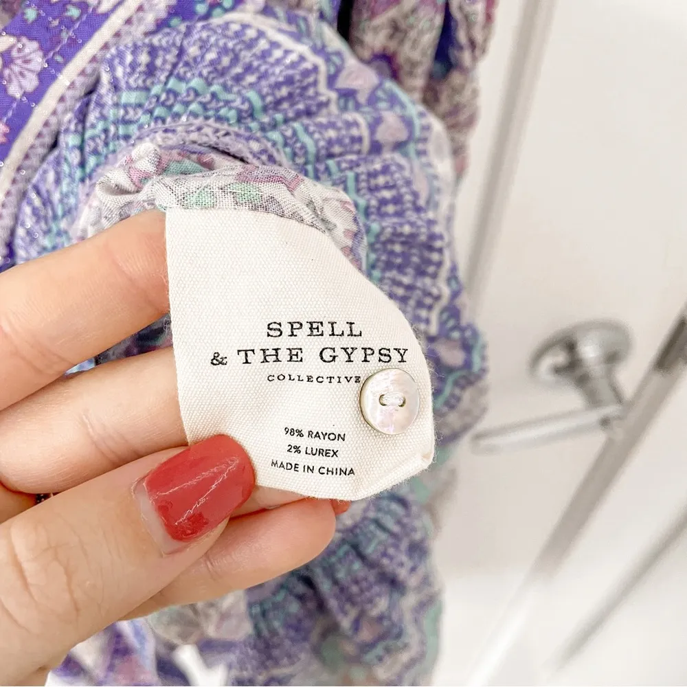 Spell & the Gypsy Collective Poinciana Gown Lilac Purple Size XS - Image 5