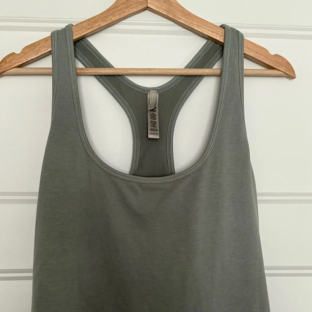 SKIMS Olive Green Jumpsuit - Image 3