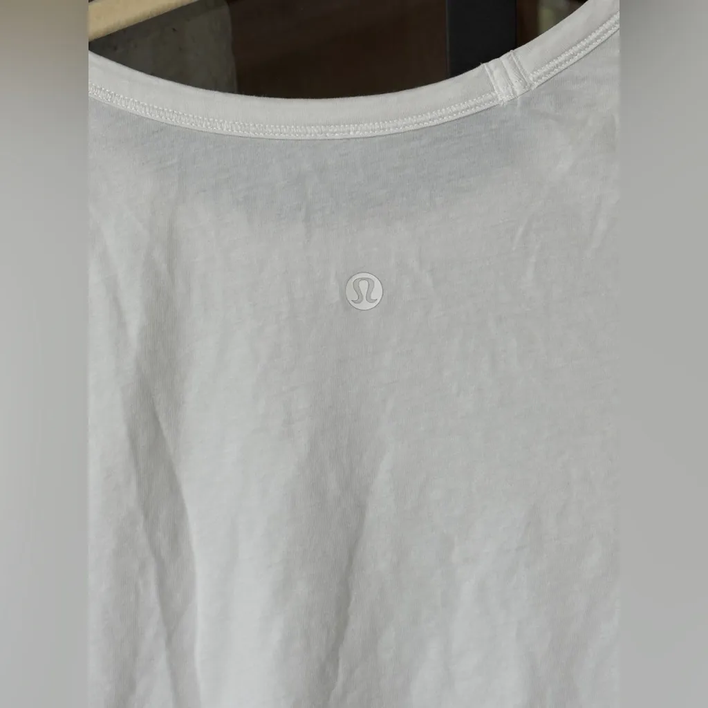 Lululemon Love Tee Crewneck II pima cotton short sleeves tshirt White - Image 4