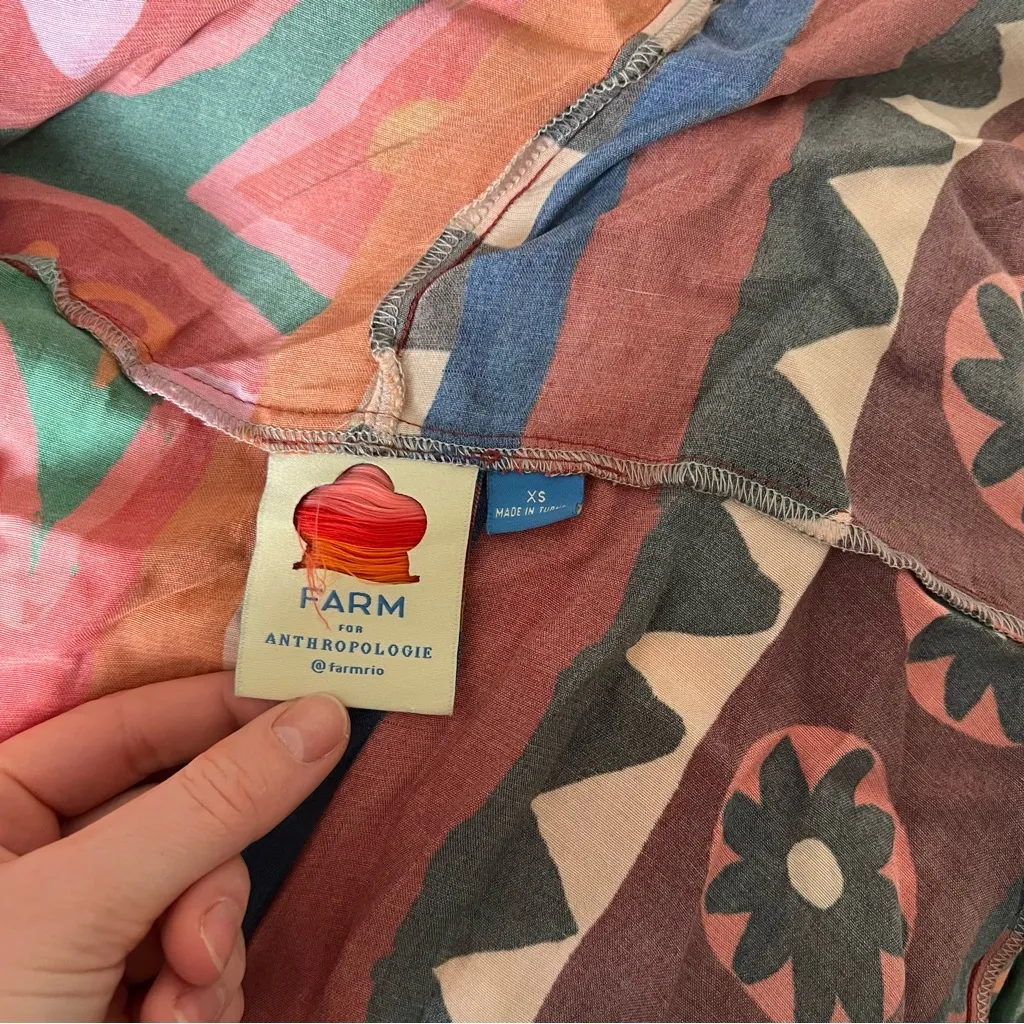 Farm Rio x Anthropologie Hanky Wrap Dress - Image 11