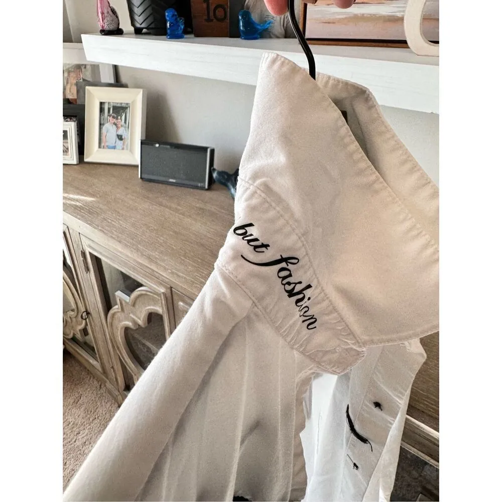 Norma Kamali Fringe Button Down Blouse - Timeless Style Is Everything But Fashion - Image 11