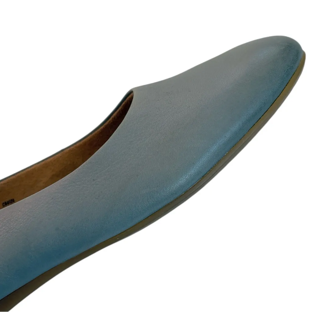 Like New Born Leather Flats Blue Size 8.5 - Image 6