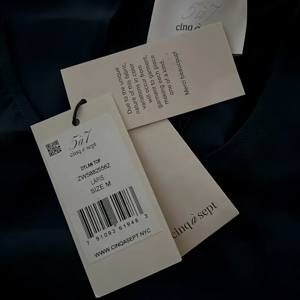 Cinq à Sept Dylan Asymmetric Peplum Top, Size M New w/Tag Retail $265 SOLD OUT! - Image 8