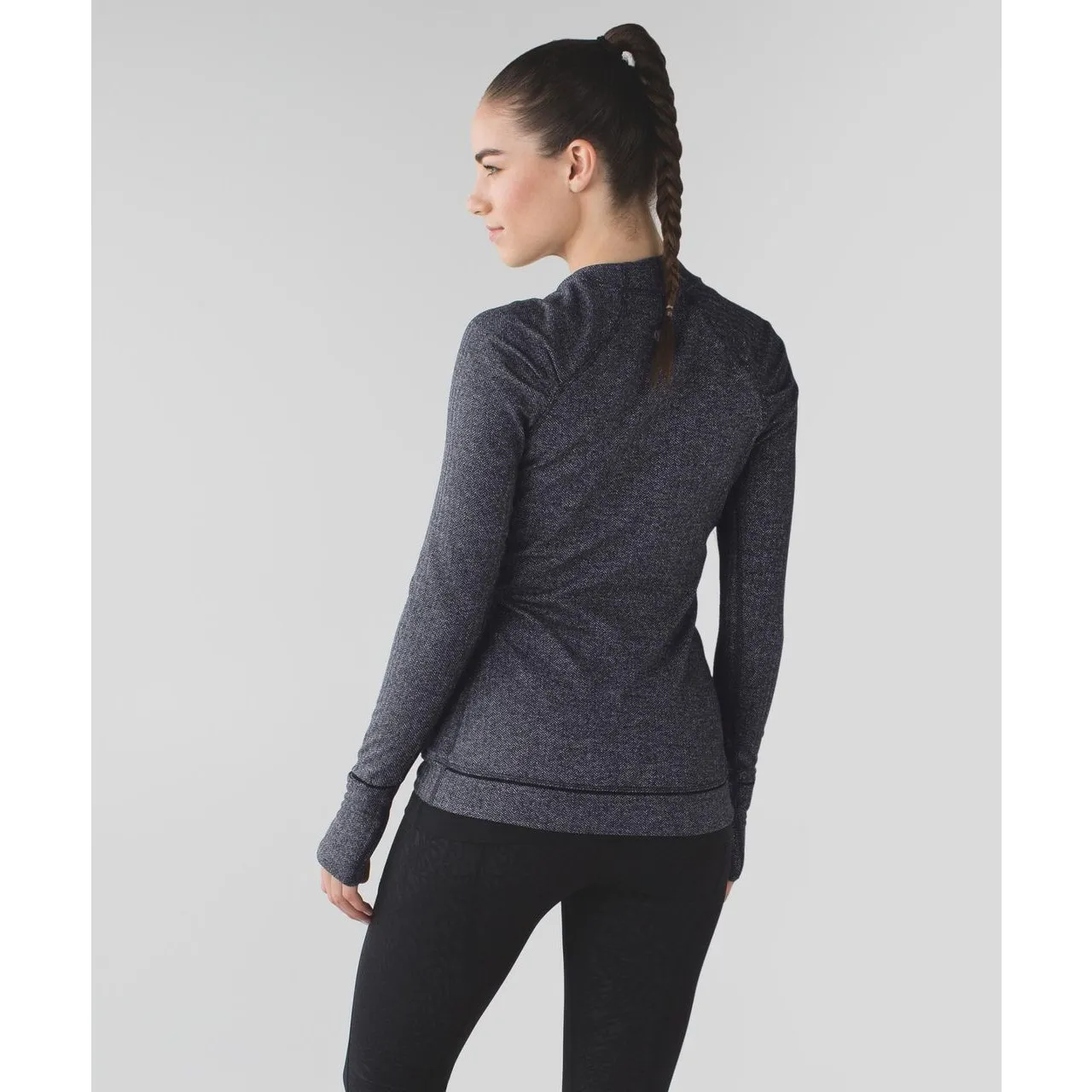 Lululemon  Herringbone Think Fast Long Sleeve Top Sz 6 - Image 6