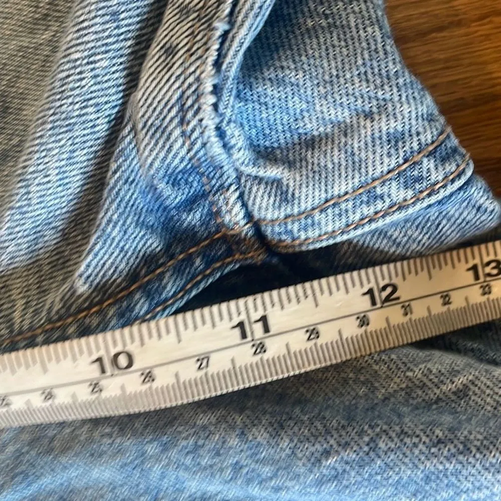 American Eagle 90’s bootcut notch hem high rise jeans 6 - Image 5