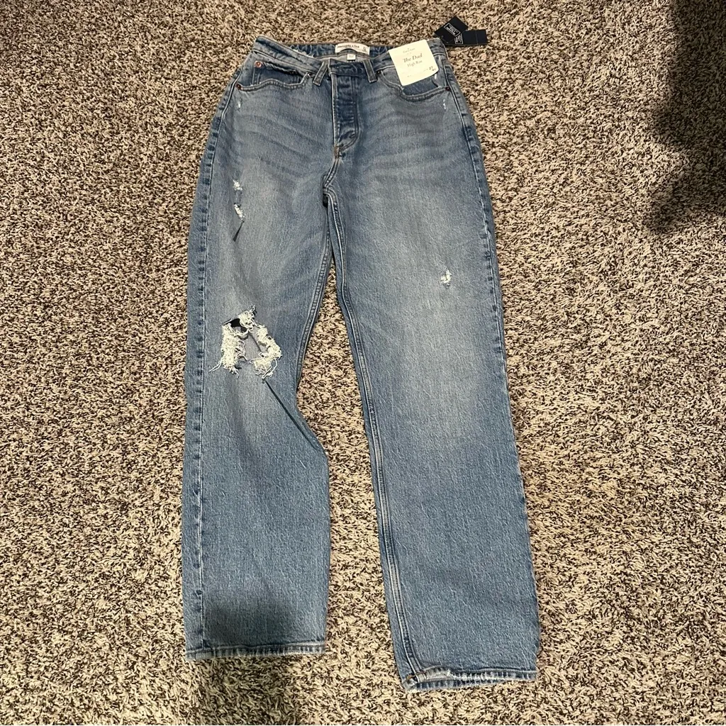 Abercrombie curve love the dad high rise jeans - Image 3