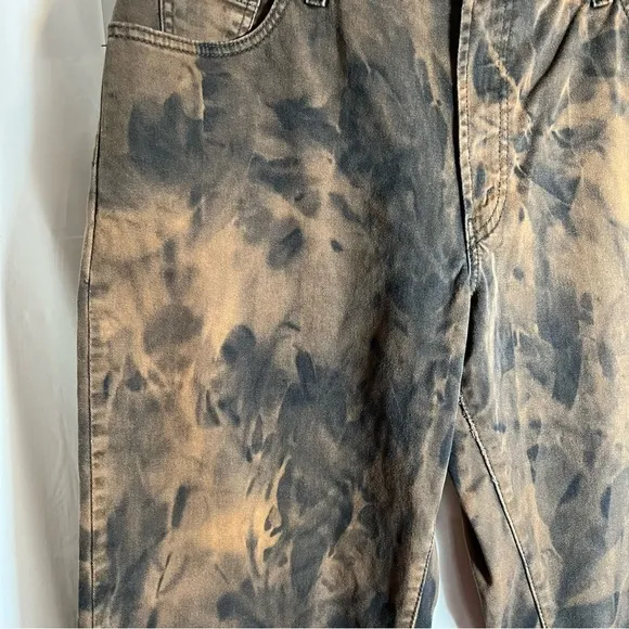 Levi’s 550 Black Acid Wash Mom‎ Jeans Size 14 L High Waist Y2K Grunge 90s Rust - Image 6