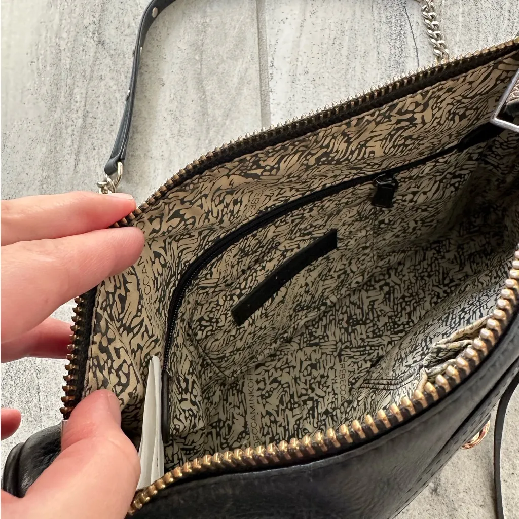 Rebecca Minkoff M.A.C. black leather bag - Image 6