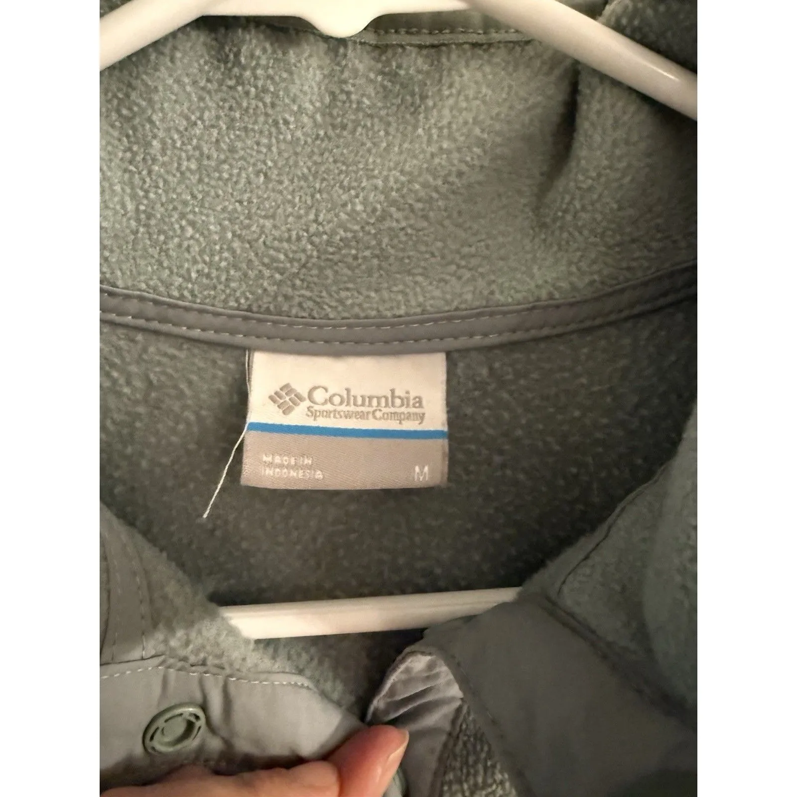 Columbia‎ M Green Fleece Sweatshirt EUC LKN - Image 5