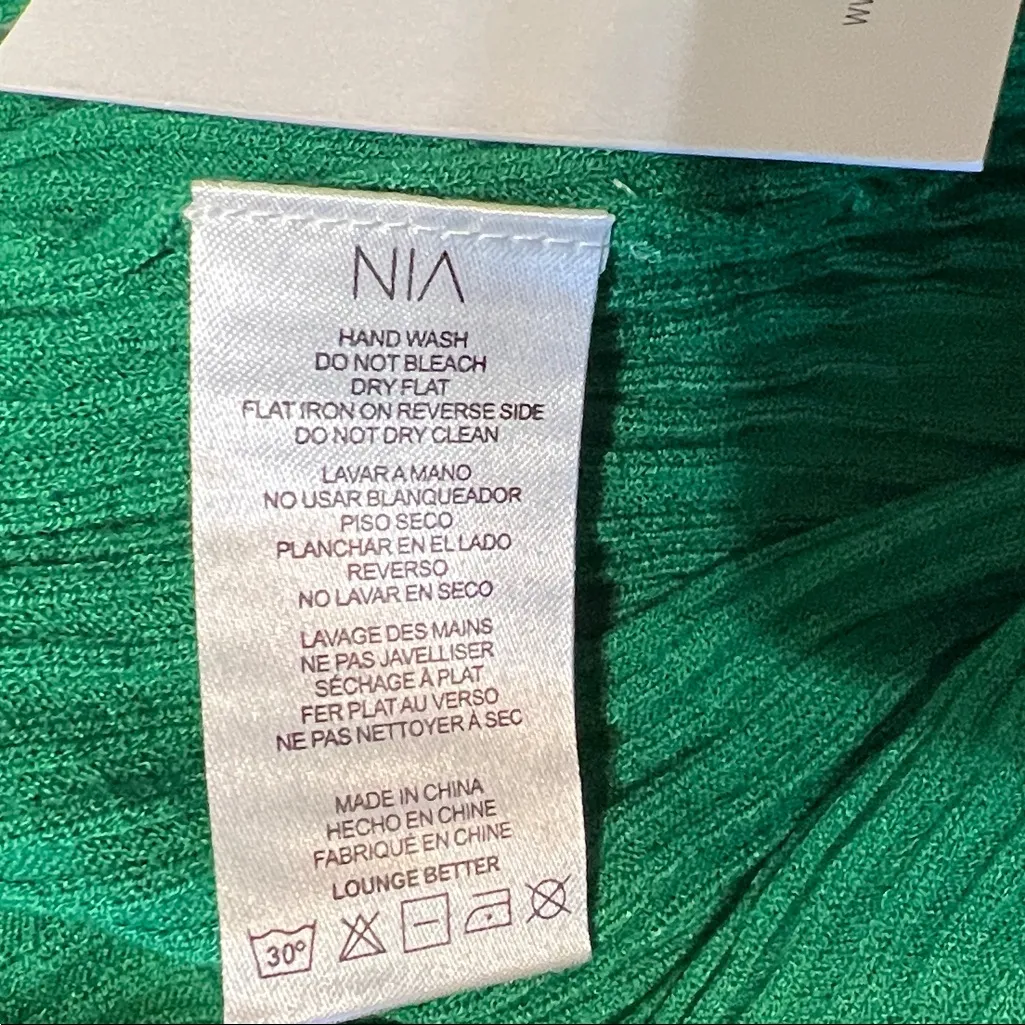 Emerald Green Wide Leg pants Size M - Image 7