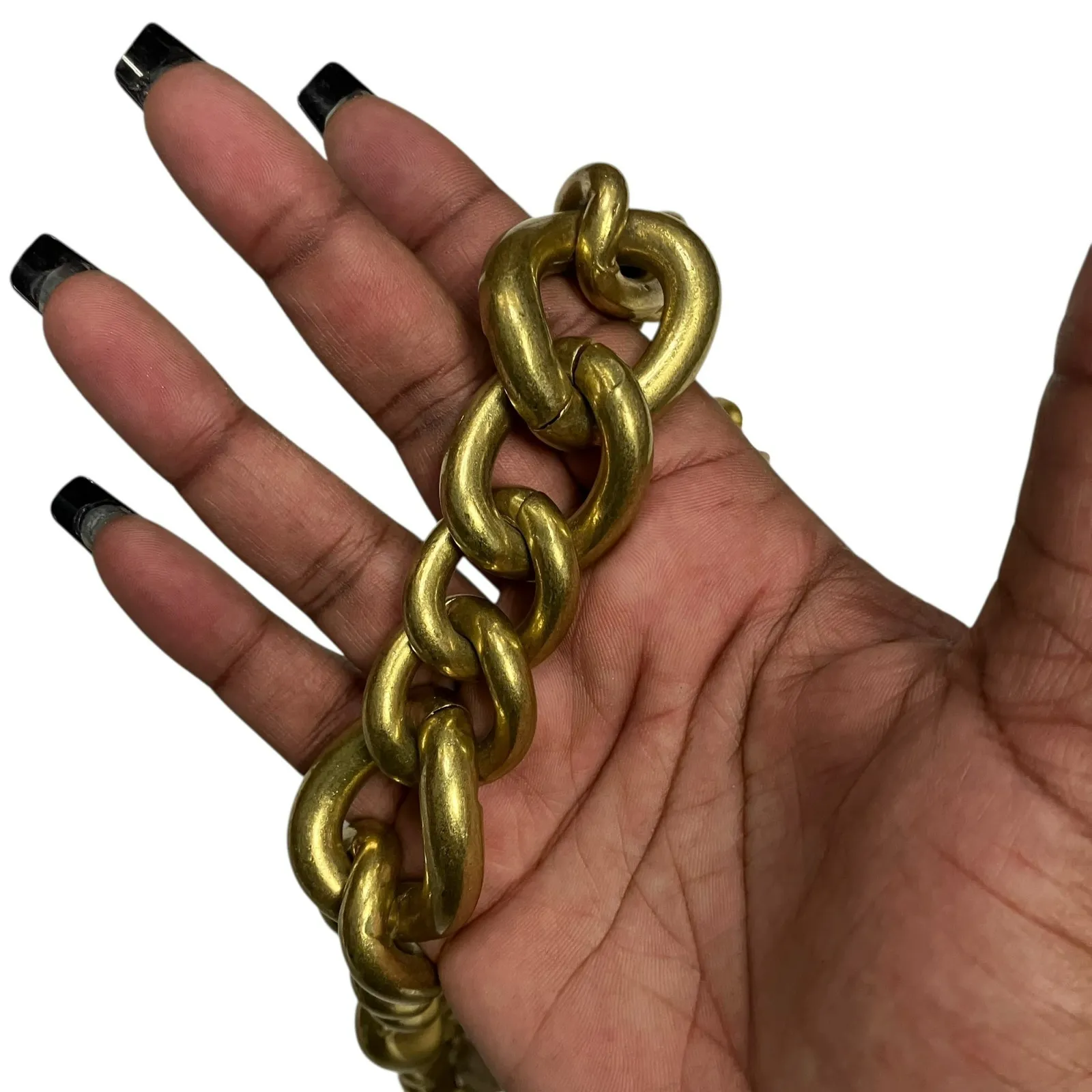 Zara Vegan Leather Tan Quilted Shoulder Bag - Image 5