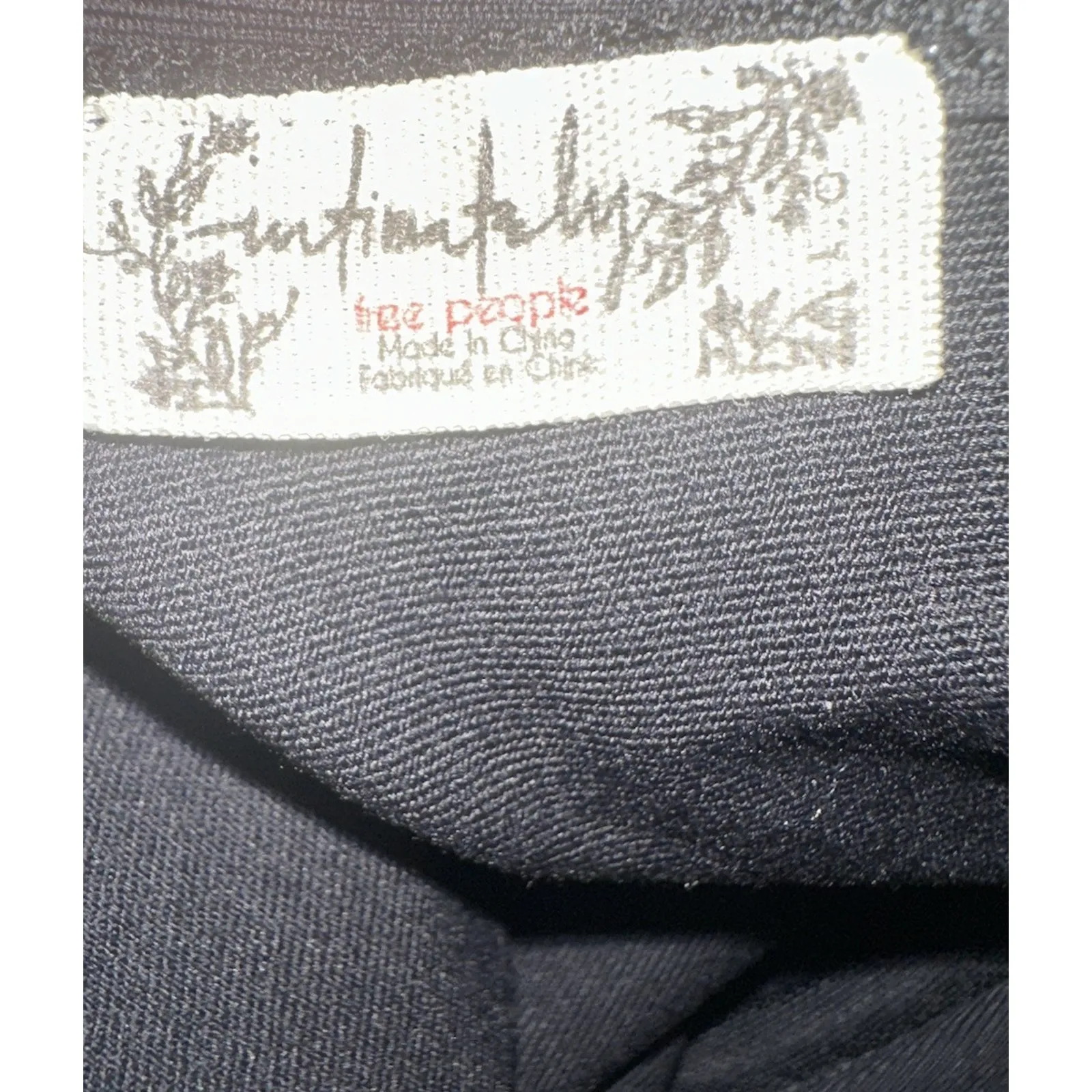 Intimately Free People Bodysuit Women large Black Keep It Sleek Gothic Sexy - Image 9