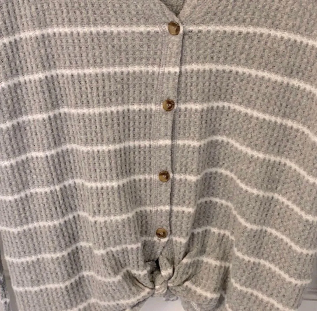 NWT soft and sexy plush button up top - Image 2