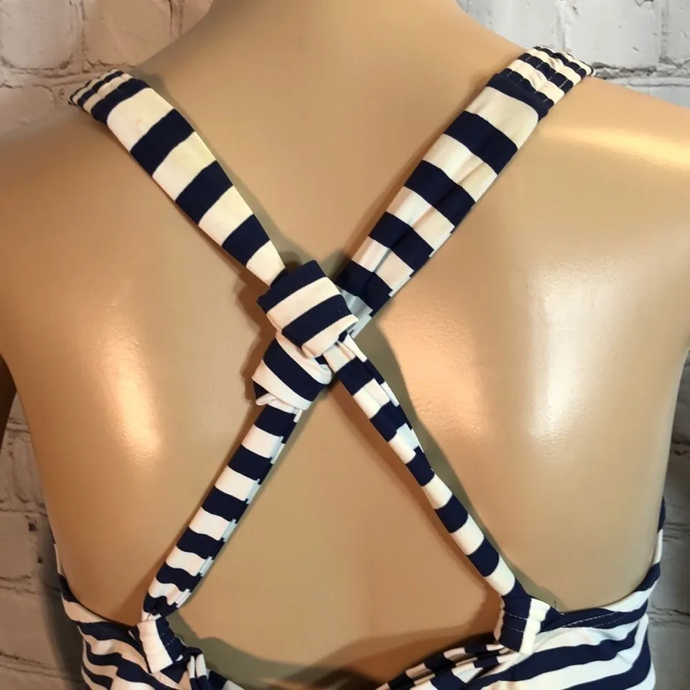 Lands' End  Striped Tankini With Full Bra Insert 8 - Image 5