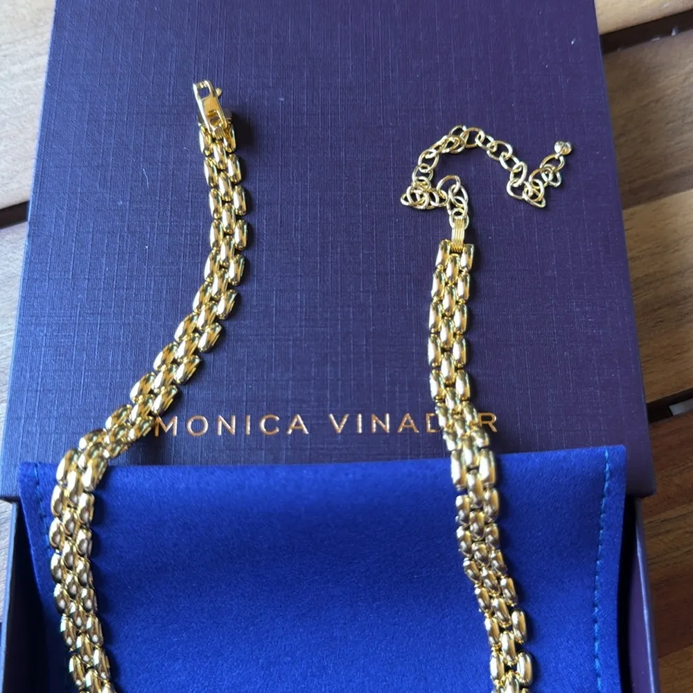 Monica Vinader Heirloom Necklace Gold - Image 2