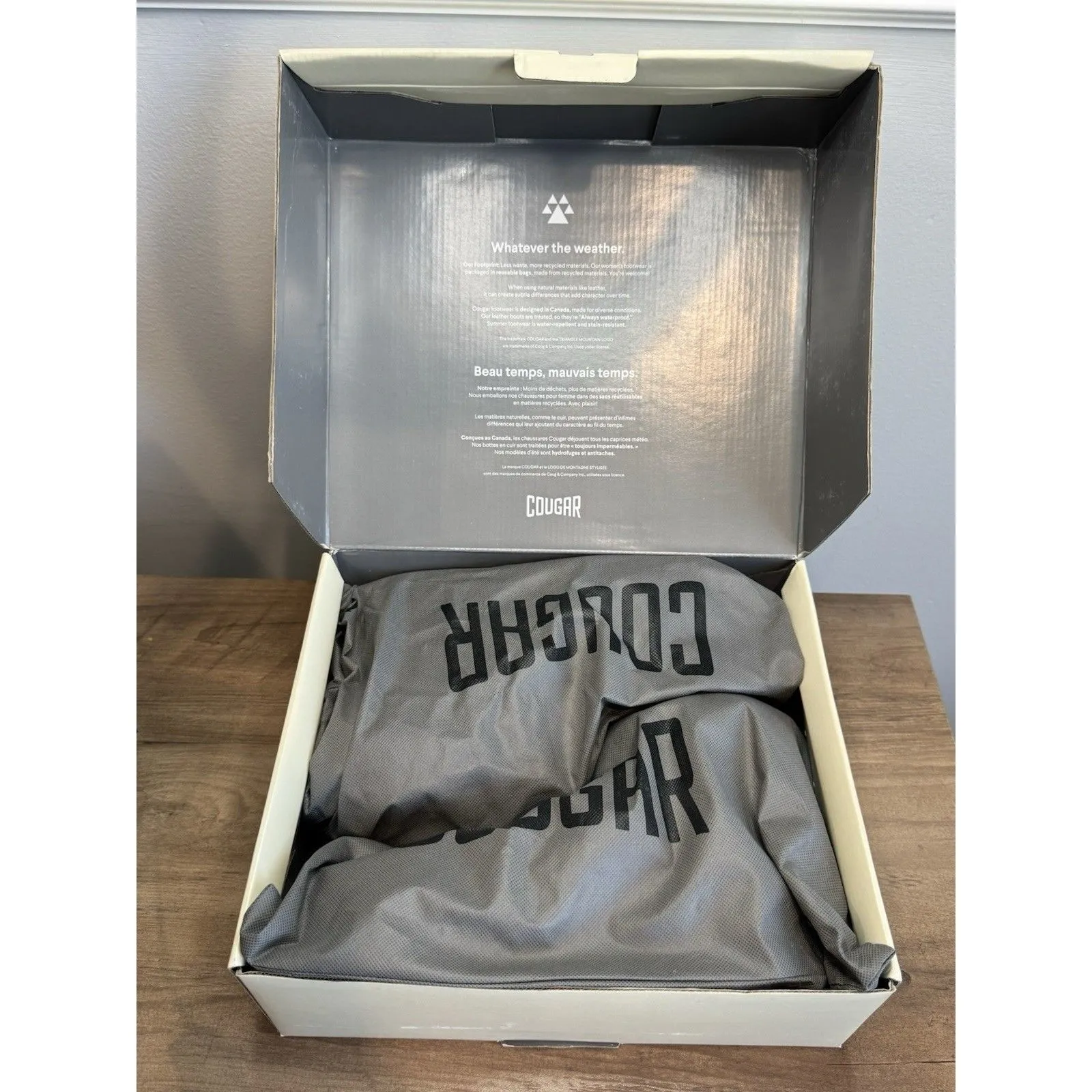 Cougar Winter Snow Boots Size 9 Women's Brown Cocoa Dasha Faux Fur Lace Up Zip - Image 8