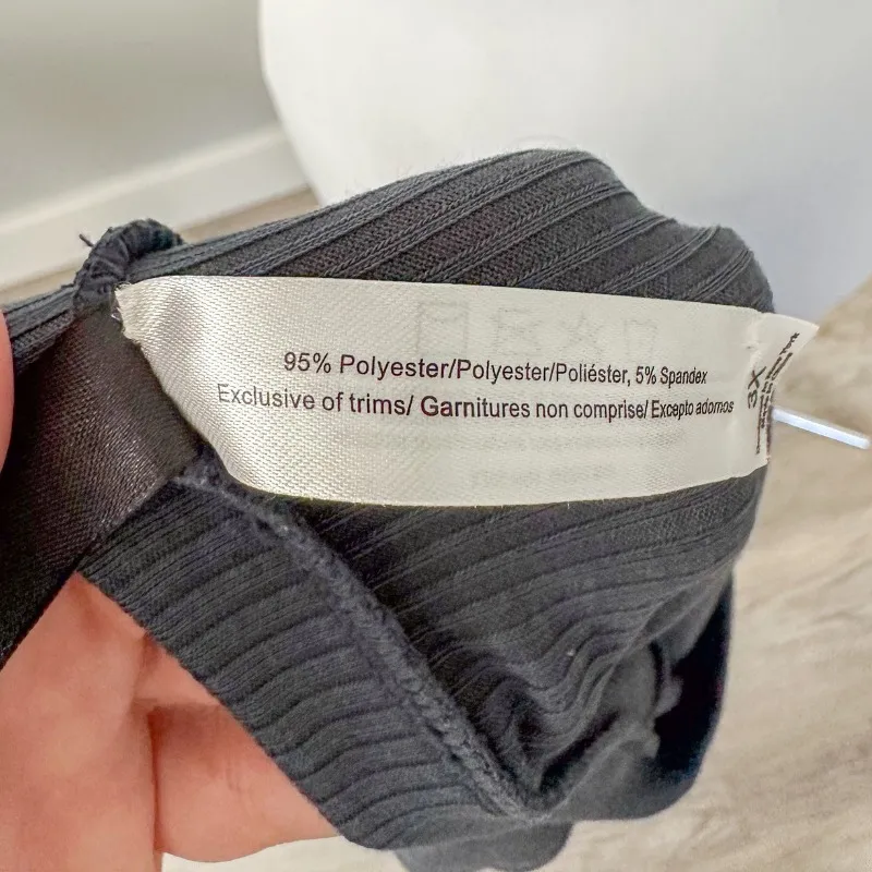 Adore Me Gray Ribbed Top - Image 7