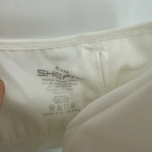 Shefit Womens White Ultimate Sports Bra Size 6 Luxe Workout Gym High Impact - Image 5