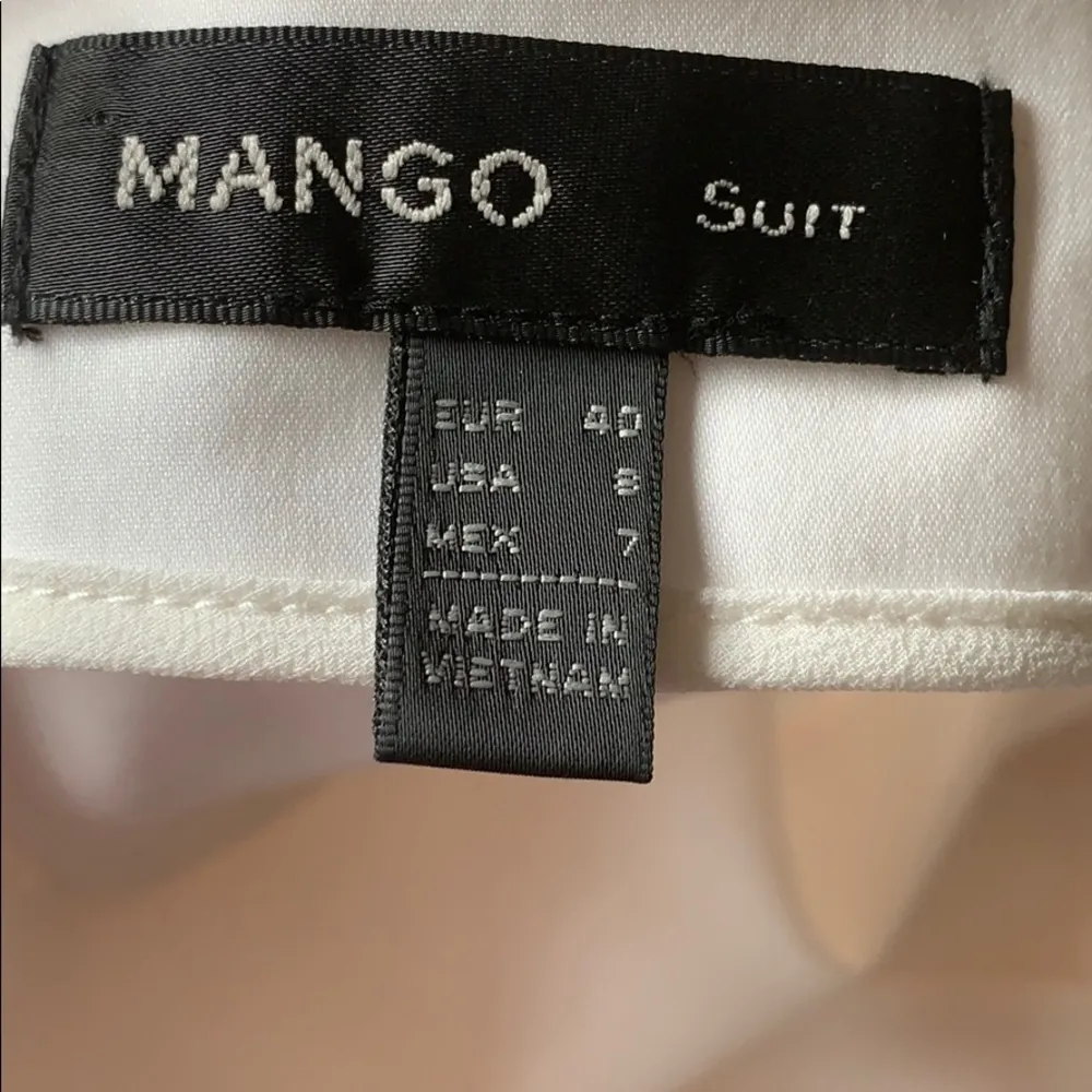 Suit White Asymmetrical Hem Skort Sz 8 - Image 8