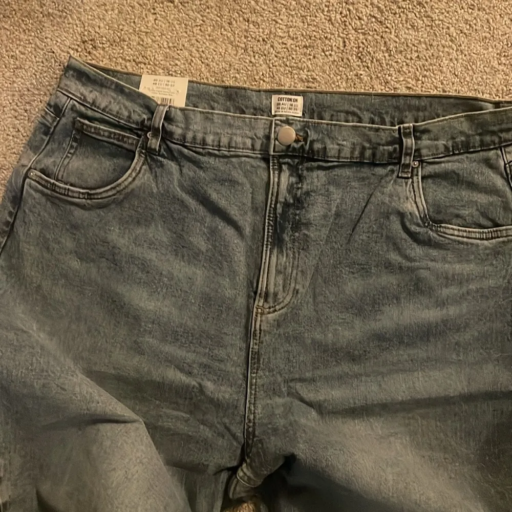 - Cotton On Original Sienna fit jean raw hem high waisted size 16 new - Image 7