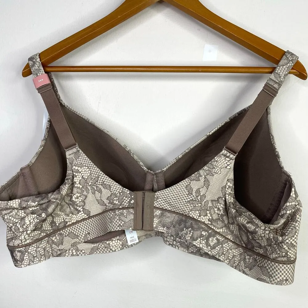 Cacique Comfort Bliss Lightly Lined Full Coverage Underwire Bra Lace 44C New - Image 7