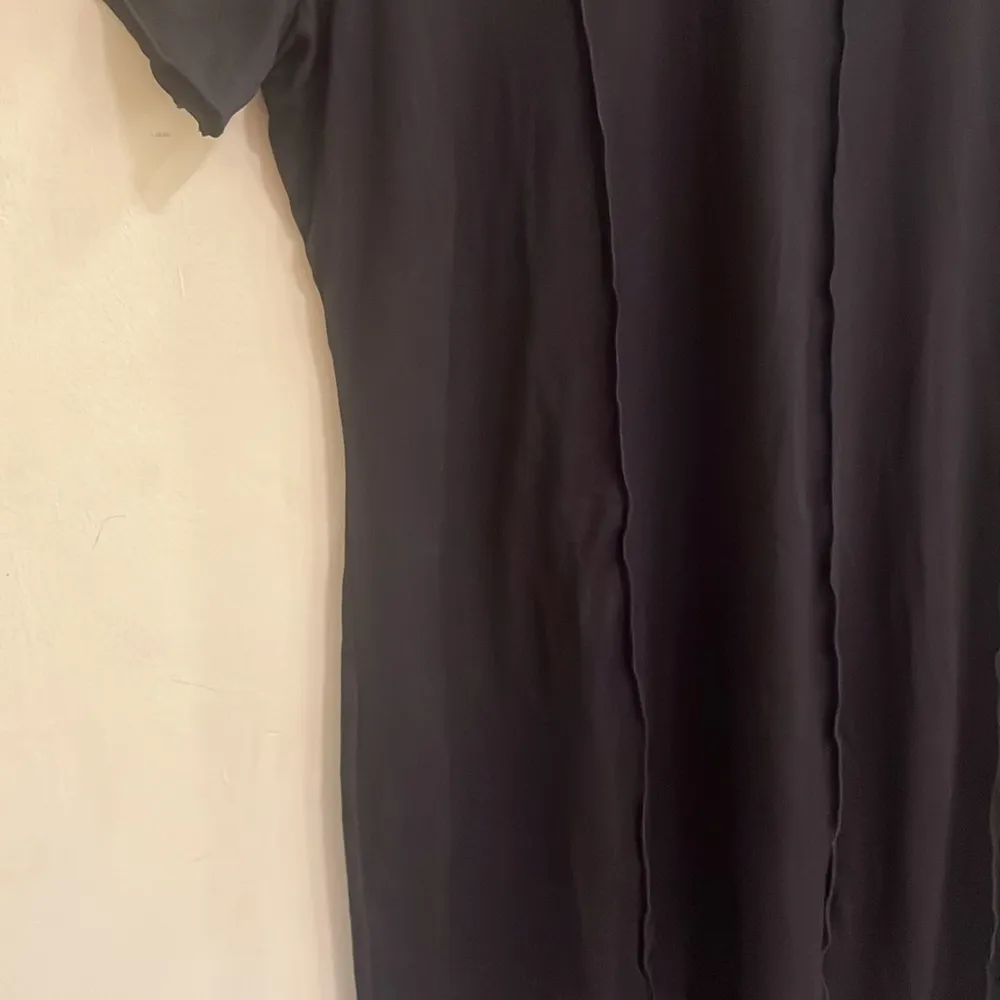 Little Black Dress 2X Flowy Tee Shirt Dress Simple Basic Staple - Image 6