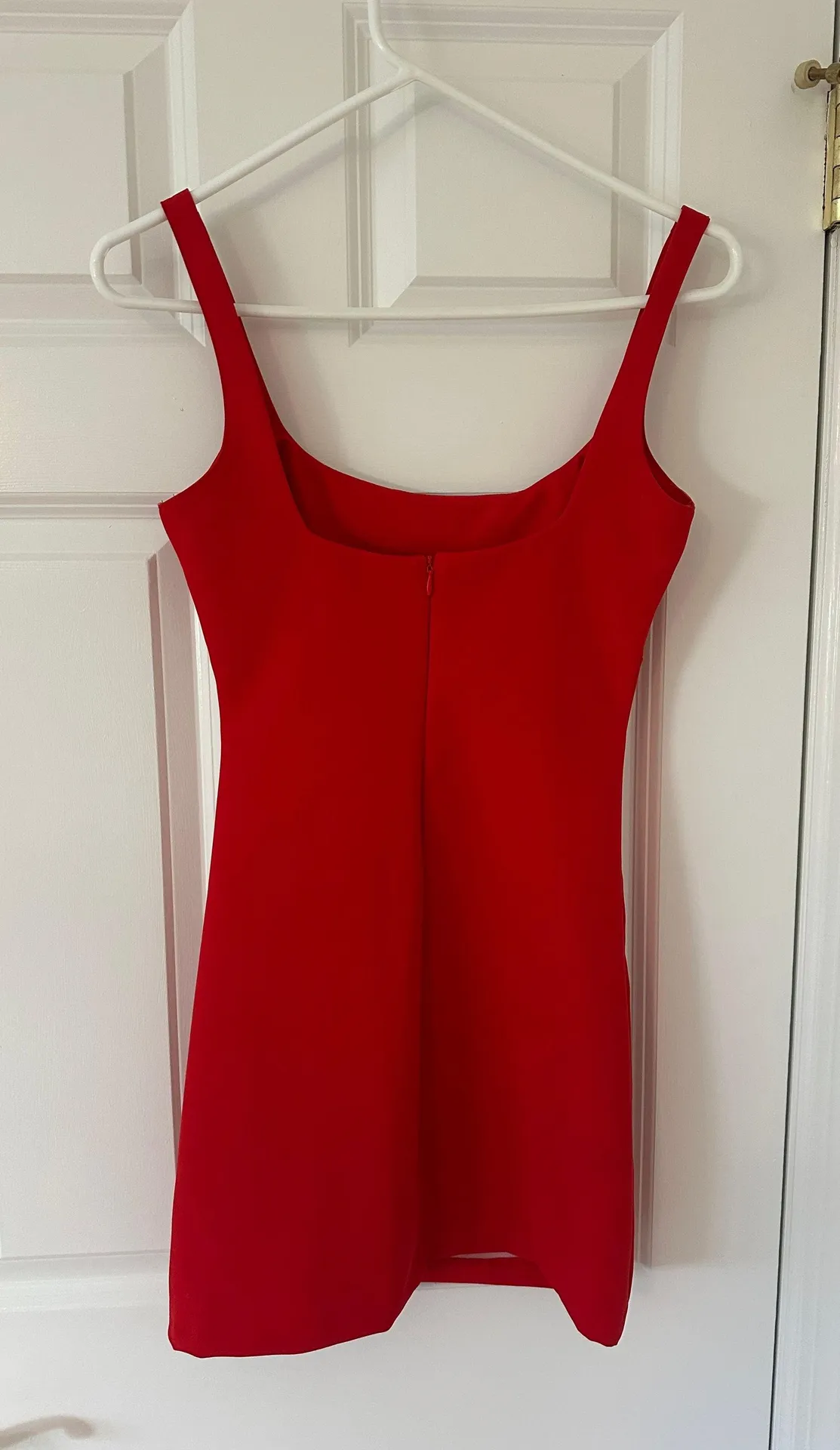 women’s red mini dress - Image 6