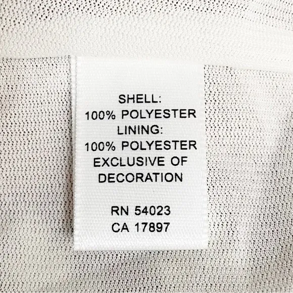 NWT Banana Republic Dress Neutral Autumn Geometric Stripe Knit Size Large VTG - Image 10