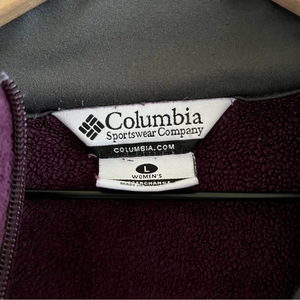 Columbia Sportswear Purple Zip Front Jacket Large - Image 2
