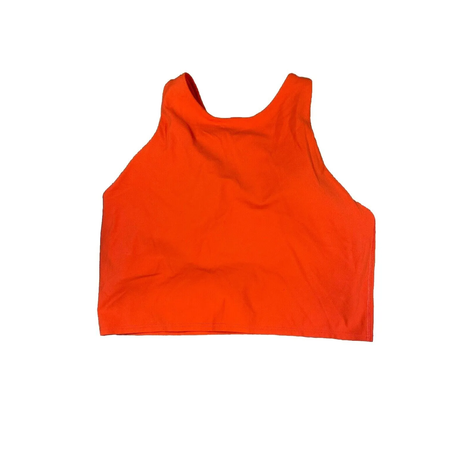 Athleta Women's Activewear Sport Bra‎ Halter Sleeve Orange Medium - Image 3