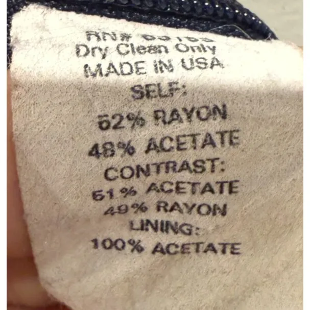 Vtg Y2K Rampage Dark Blue Satin Maxi Slip Dress Sz 7 Whimsigoth Glitter USA 90s - Image 4