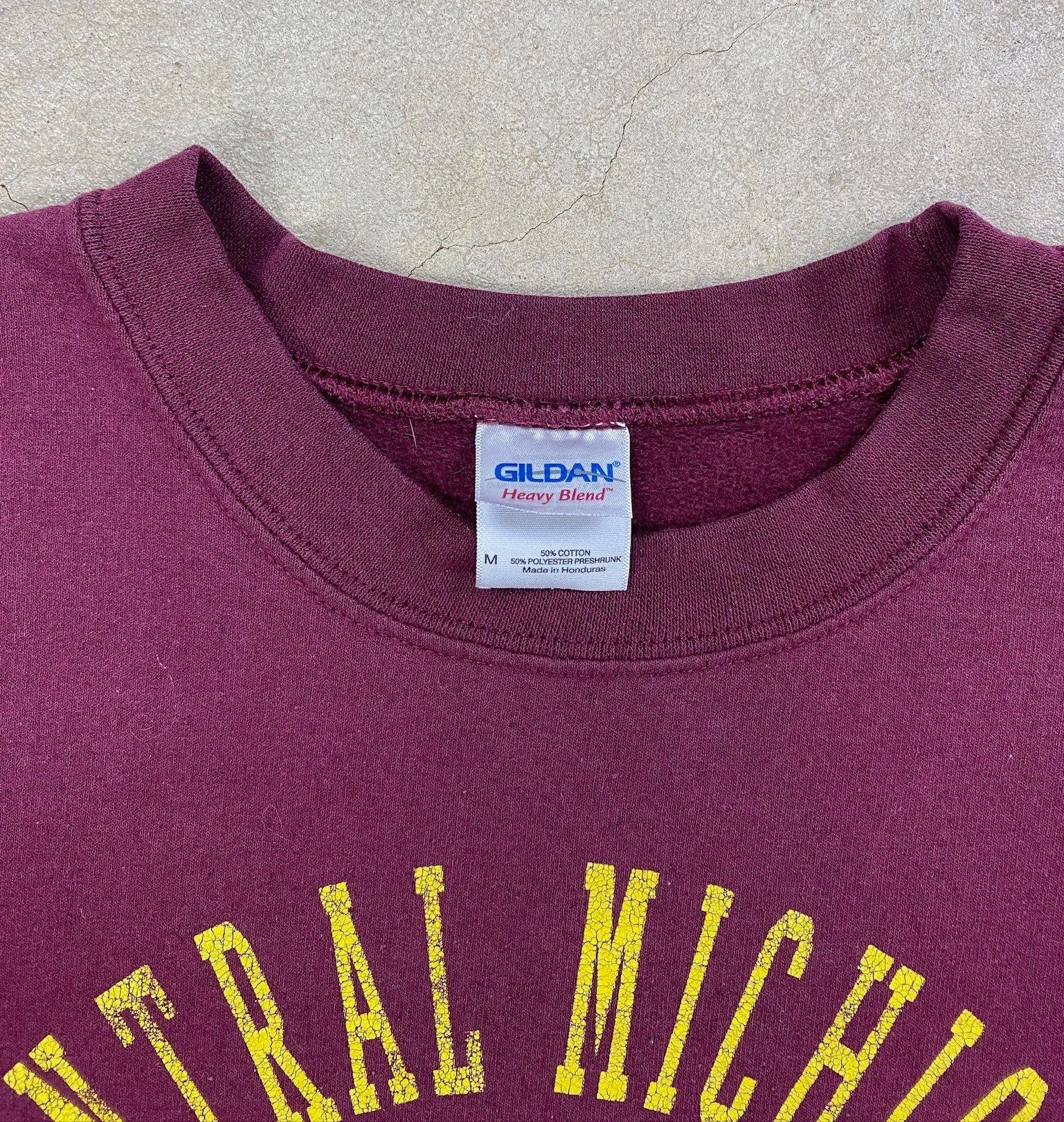 Vintage Central Michigan Chippewas Crewneck Size M - Image 2