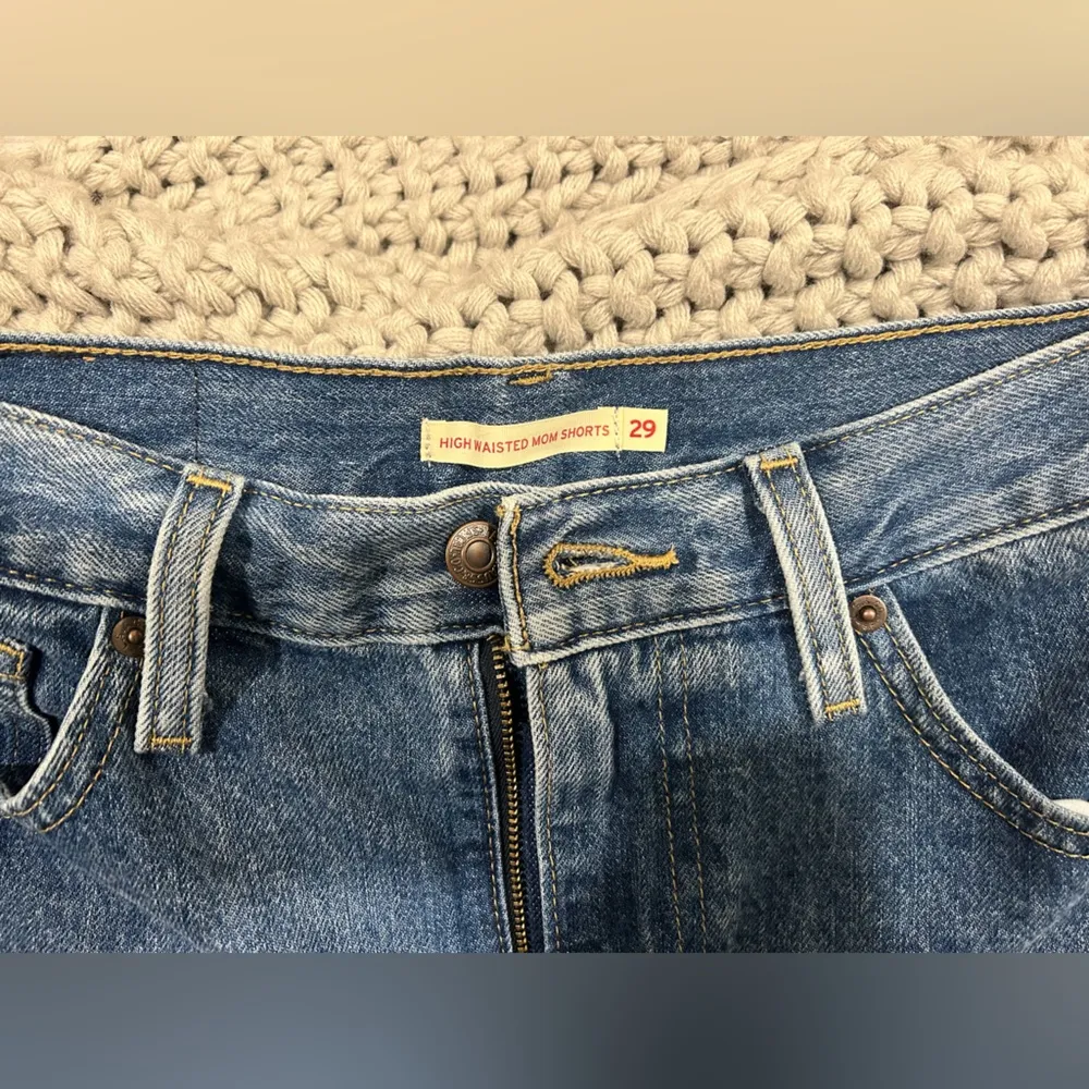 Levi’s  High Waisted Mom Shorts - Image 2