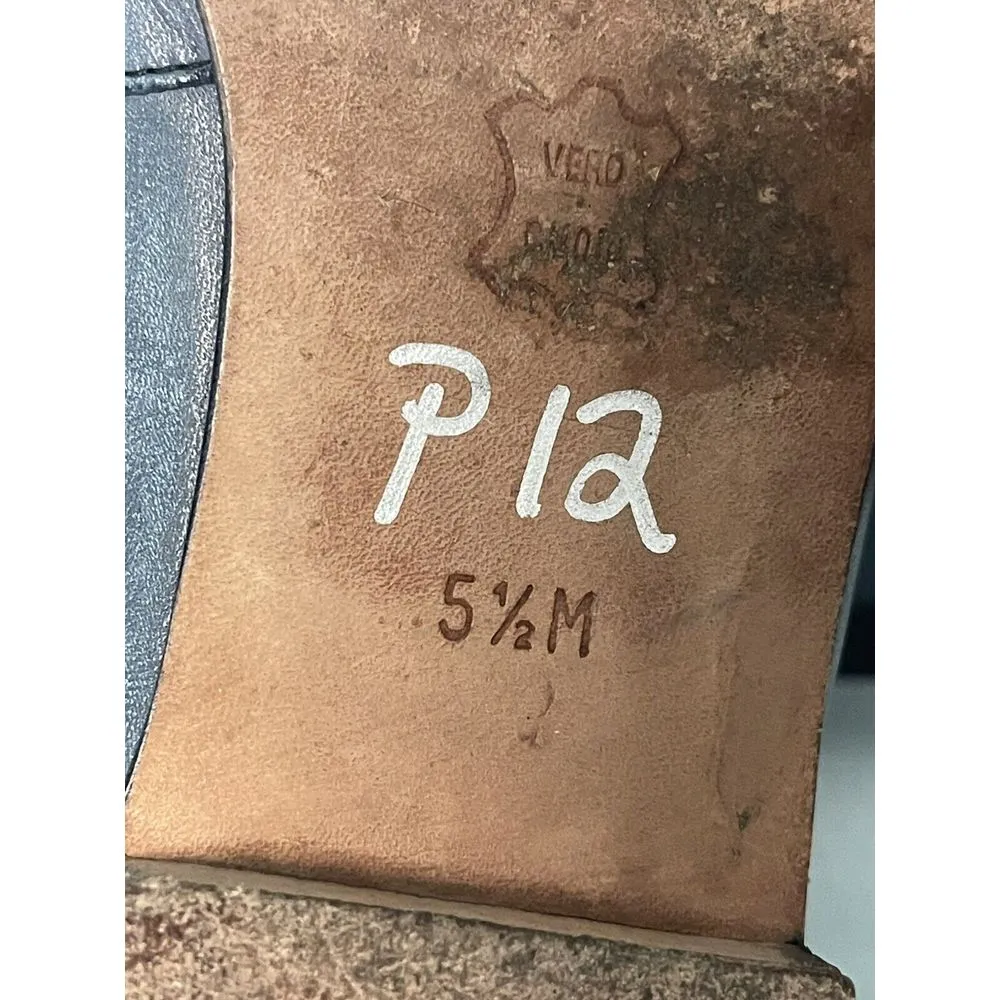 Enzo Angiolini Ballet Flat Shoes Women Sz 5.5M Blue‎ Leather Slip On S-326 - Image 7