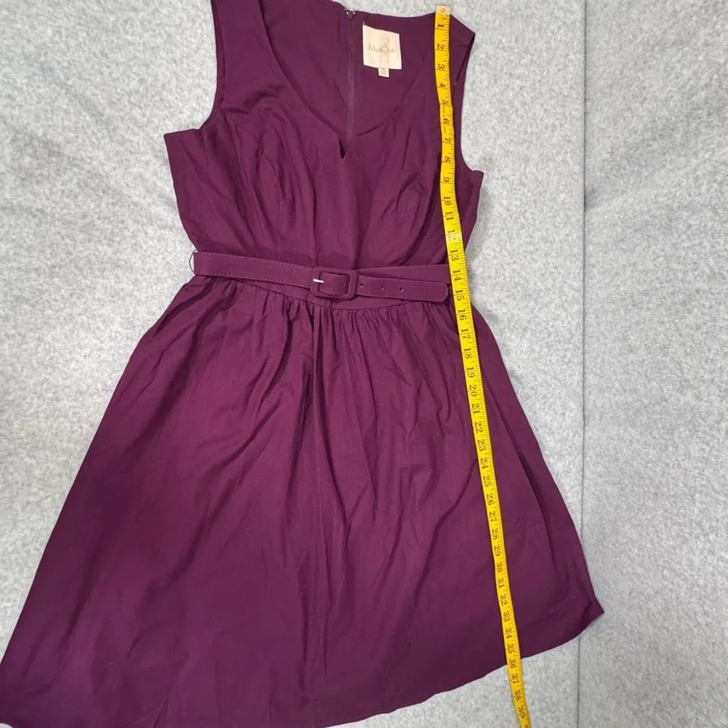 ModCloth To Thrill a Mockingbird Purple Fit and Flare Mini Cotton Dress Size M - Image 11