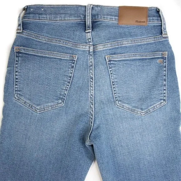 NEW‎ Madewell Mid-rise Skinny Crop Jeans dewey was, 26 - Image 12