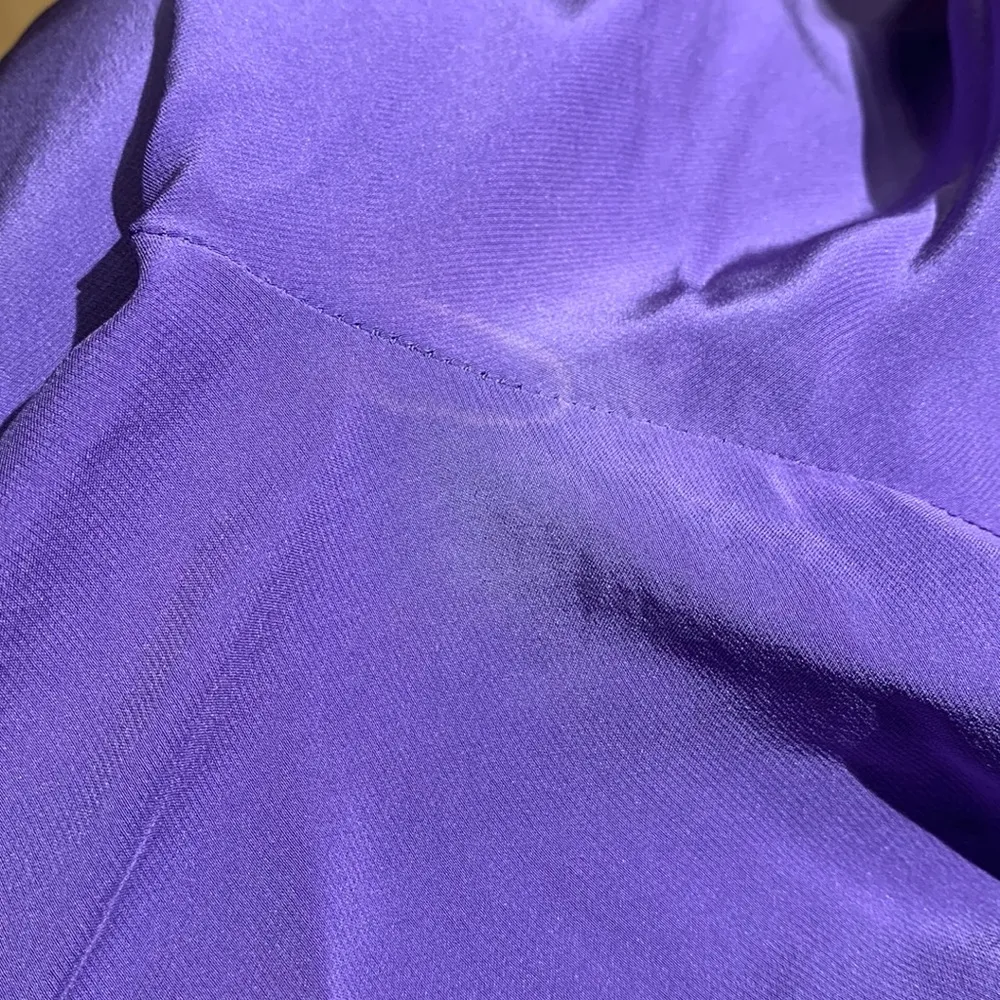 Elizabeth & James sz S purple silk dress - Image 3