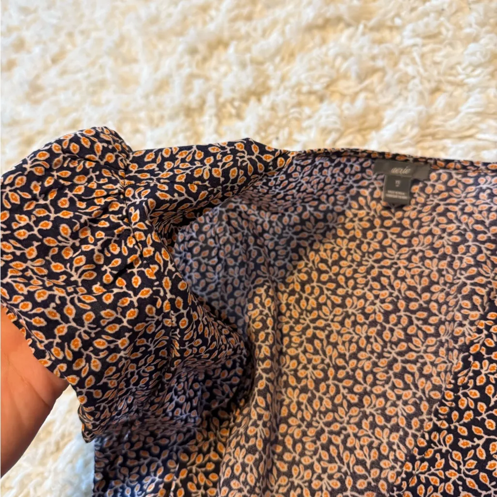 aerie floral Patterned Wrap Dress - Image 4