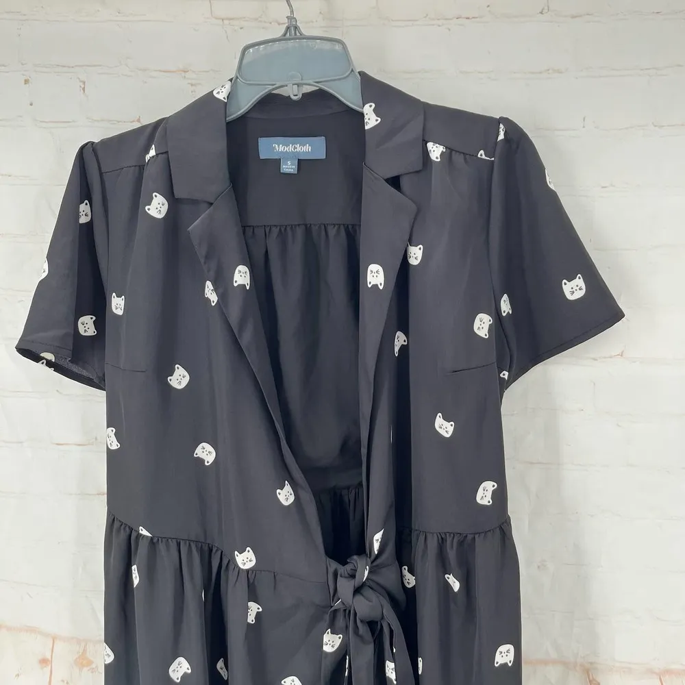Modcloth  kitty cat printed dress - Image 6