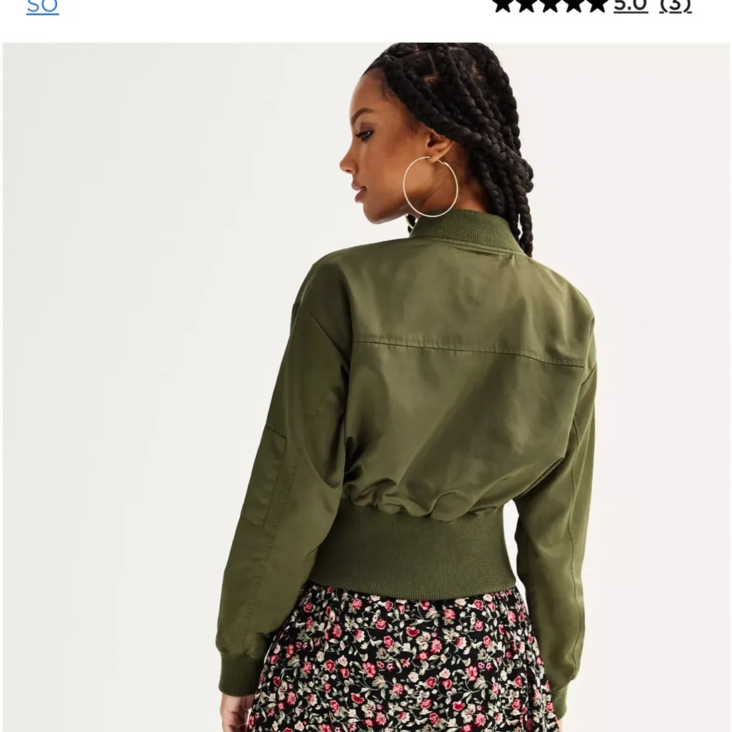 SO Women's Khaki Bomber Jacket NWT - Image 2