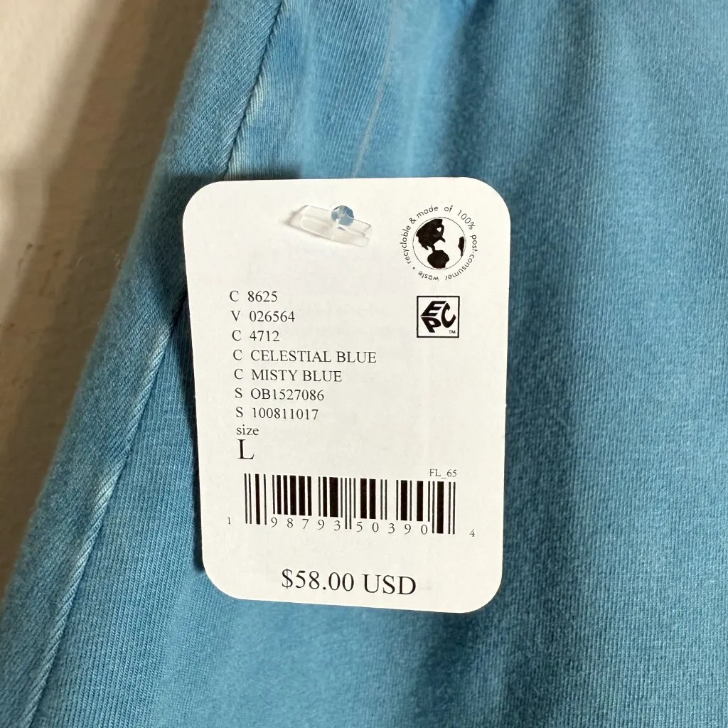 FP Movement Free People Hot Shot Mini Skort Women's Large Misty Blue Active NWT - Image 9