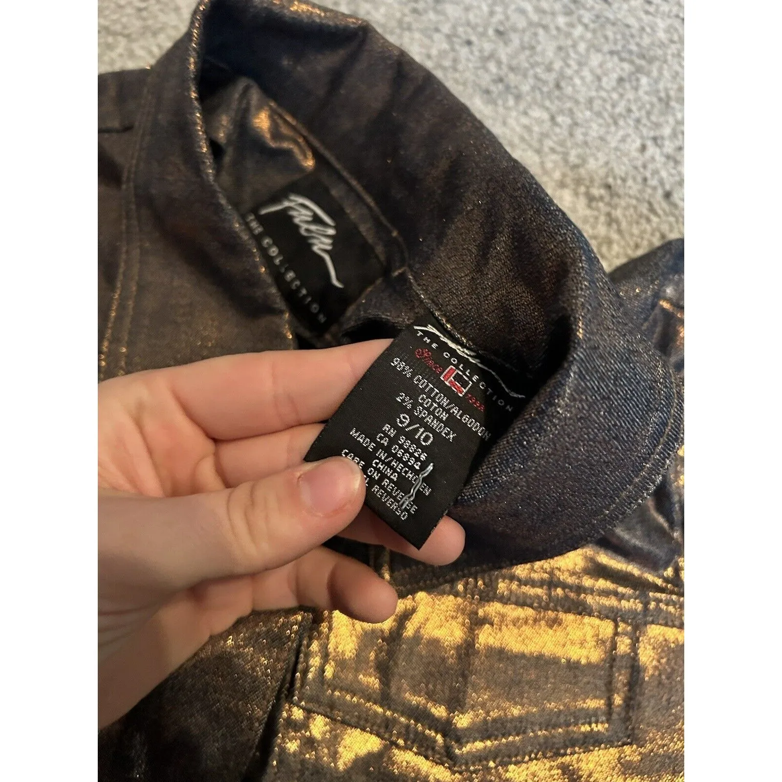 Vintage Y2K FUBU Metallic Brown Pants 7/8 And Matching Jacket 9/10‎ NWT Size M - Image 14